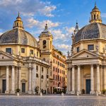Piazza del Popolo al tramonto